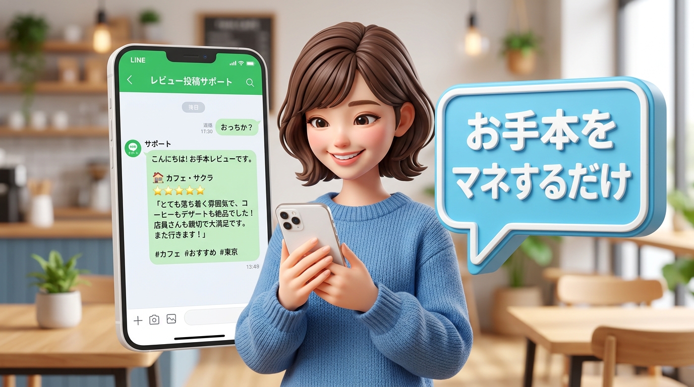 お手本テンプレートによる執筆ハードルの低下