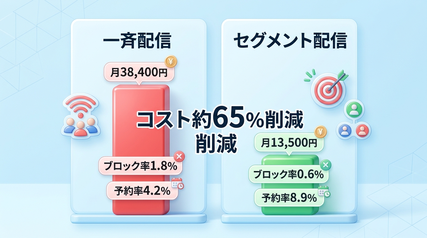配信コストの構造比較グラフ