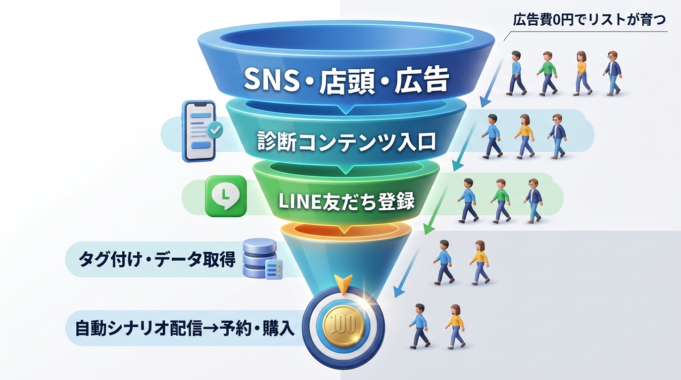 診断コンテンツの仕組み