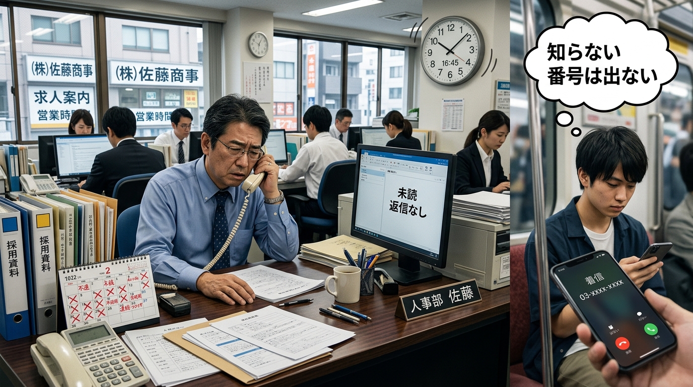 電話メール採用の限界
