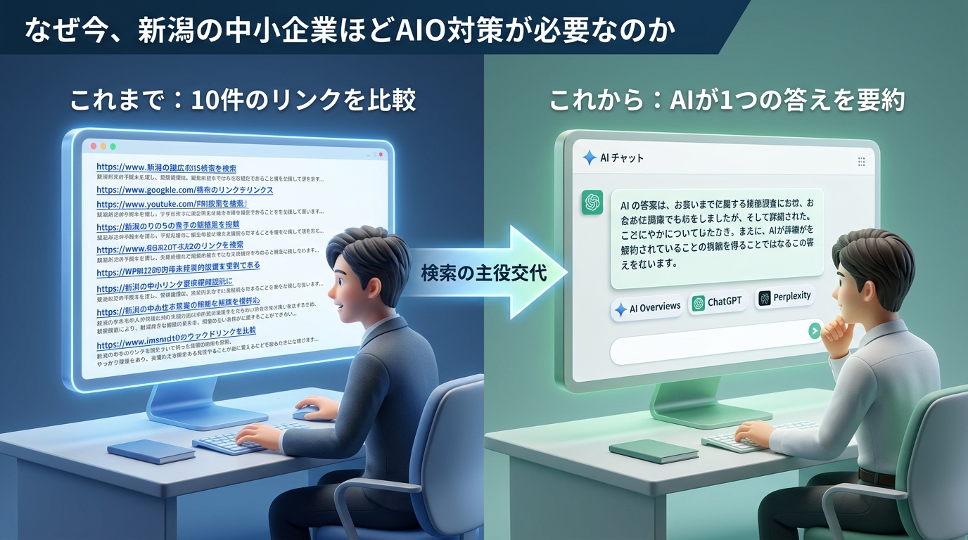 検索行動の構造変化
