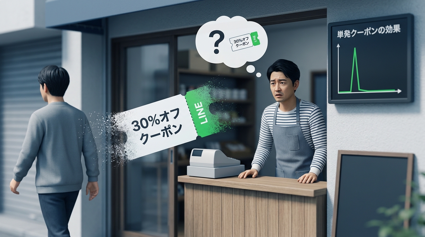 単発クーポンが再来店につながらない構造
