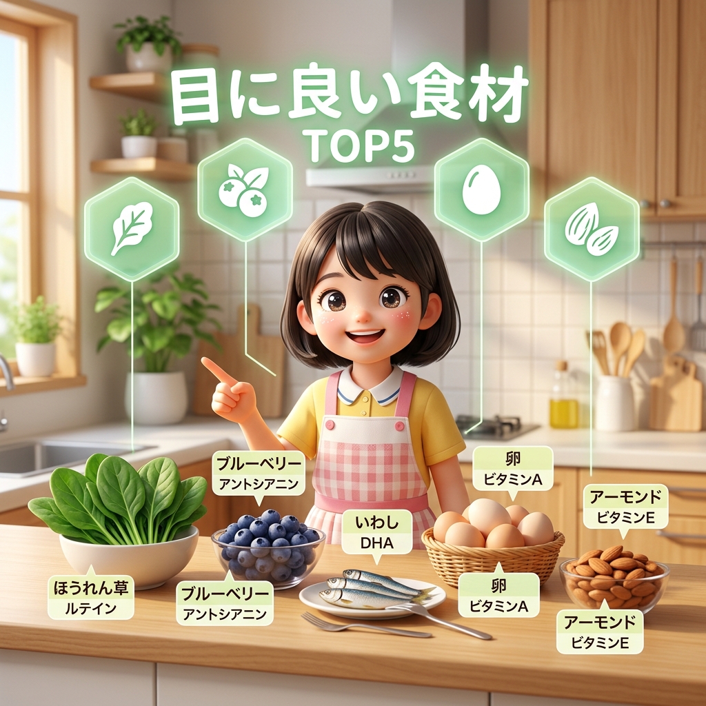 目に良い食材（抗酸化成分）
