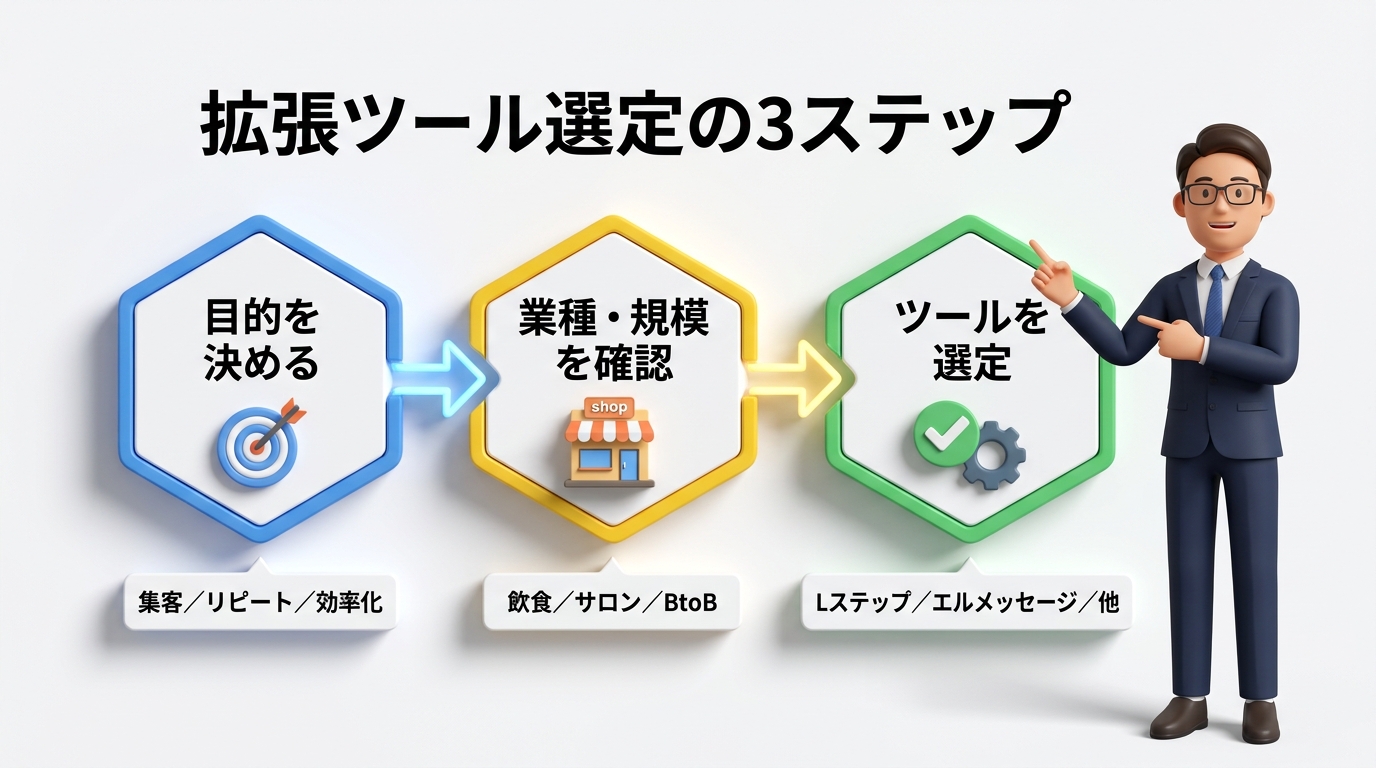 拡張ツール選定フロー