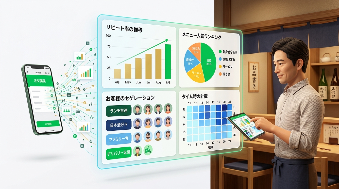 顧客データ自動蓄積ダッシュボード