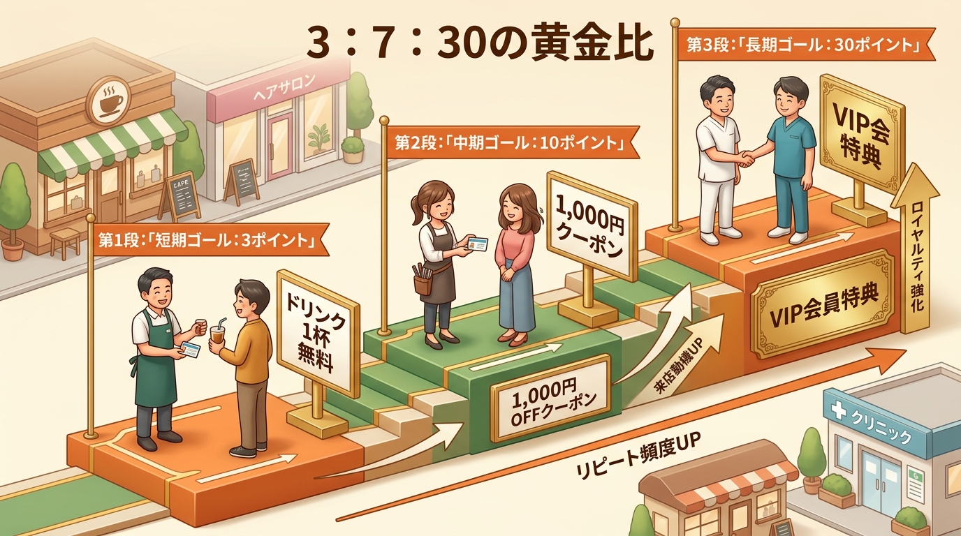 ランクアップ設定のロードマップ図