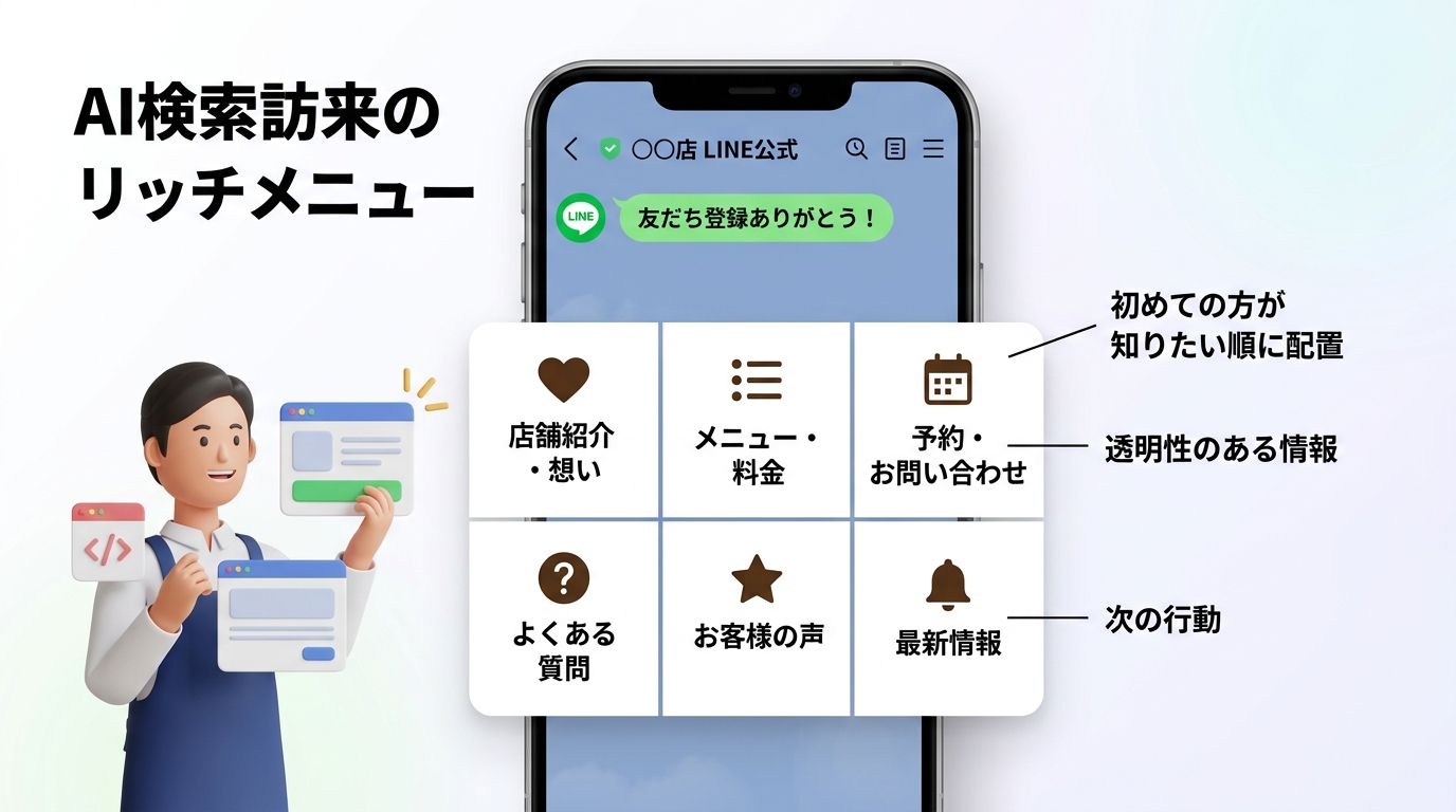 AI流入者向けリッチメニュー設計