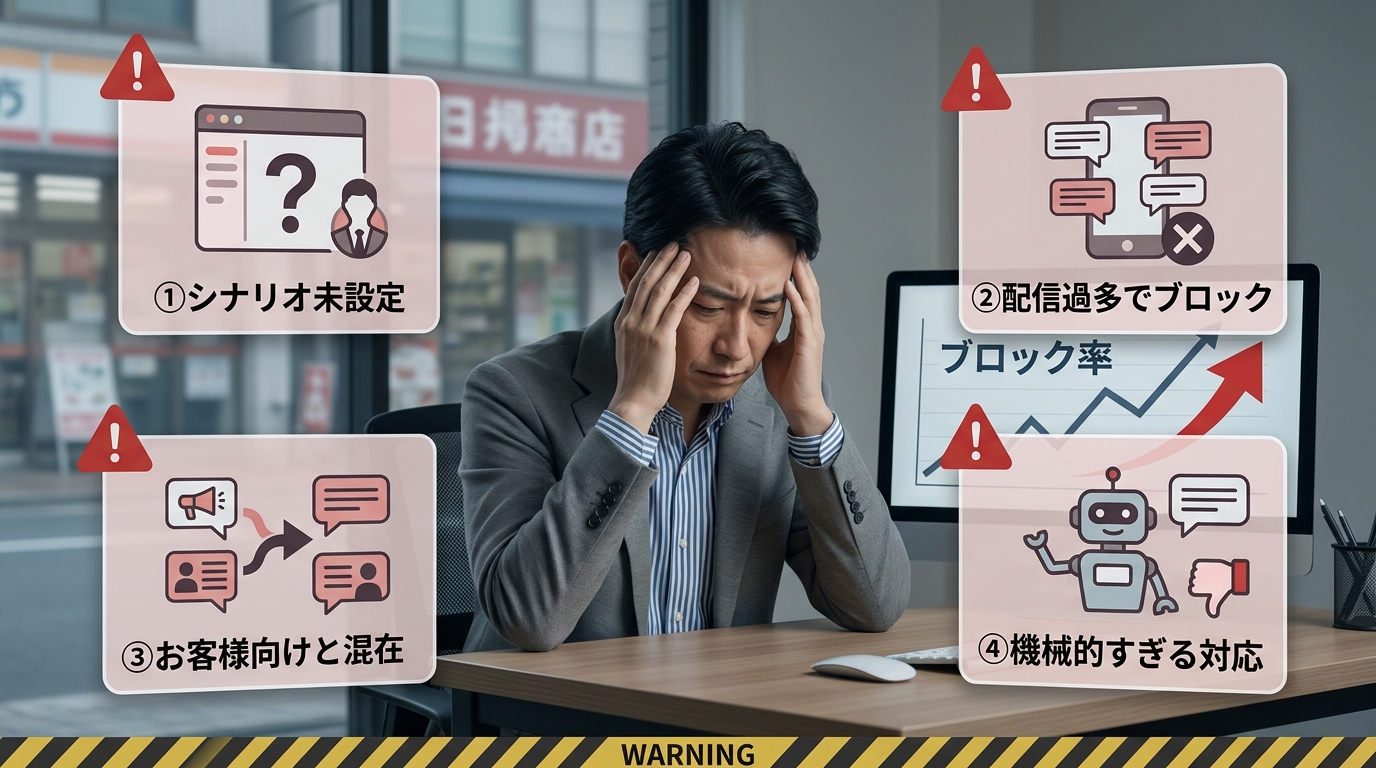LINE採用の失敗パターン