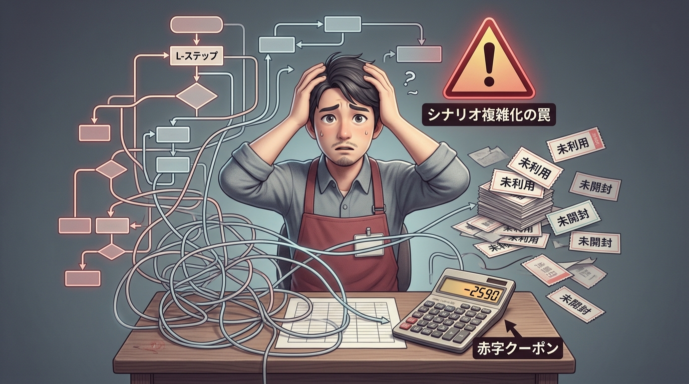ステップクーポン運用の失敗パターン