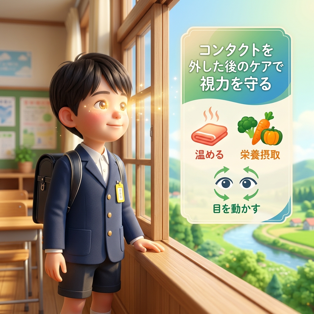 視力回復ケアとコンタクトの併用