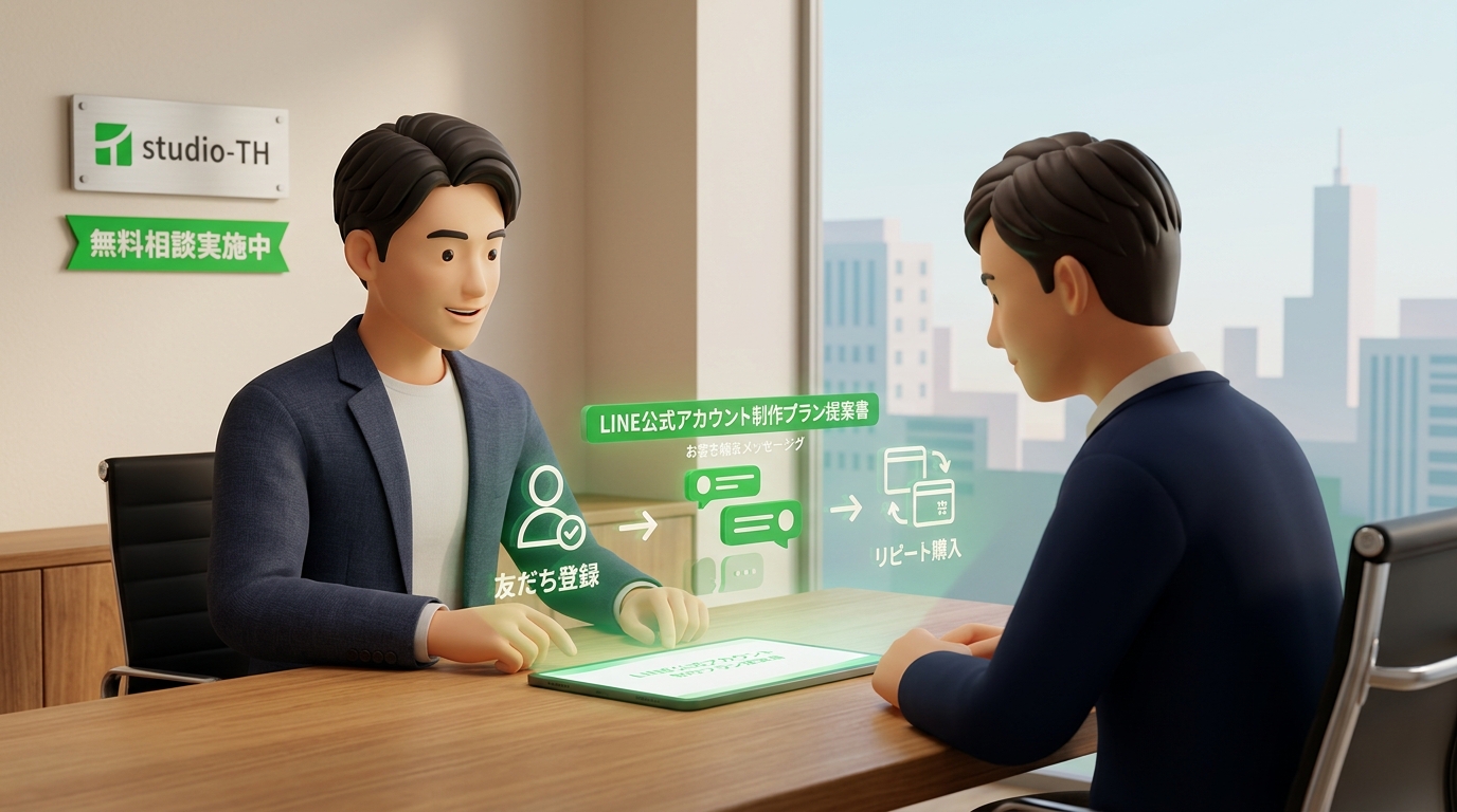 studio-THでの無料相談の様子