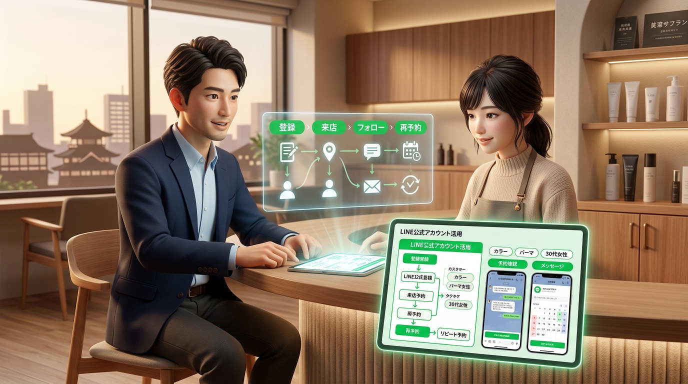 studio-THによるLINE予約システム構築支援
