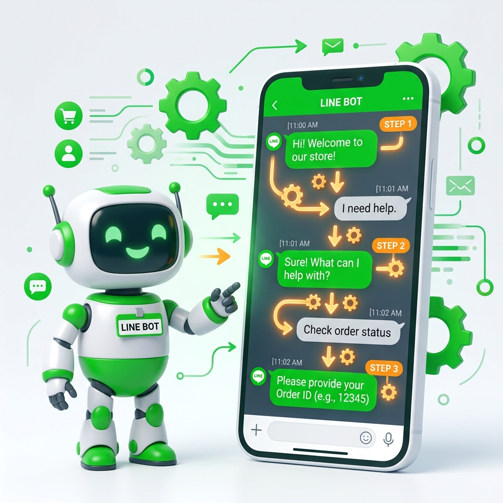 LINE自動応答とステップ配信の仕組み