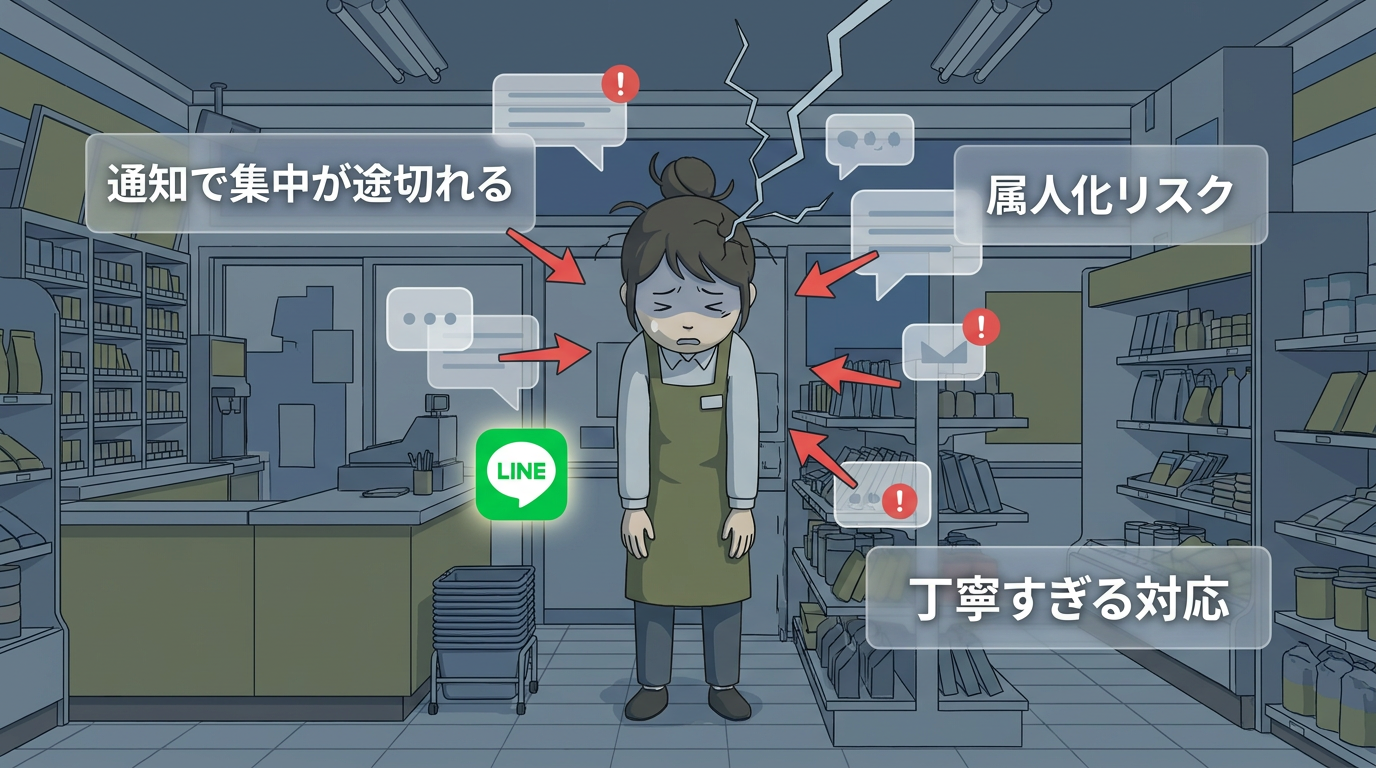 LINE運用が現場の負担になる構造