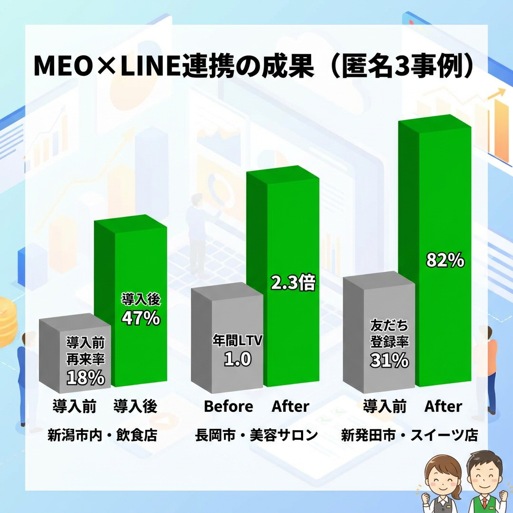 事例の成果グラフ
